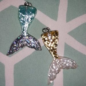🧜‍♀️ 2 Mermaid tail pendants 🧜‍♂️